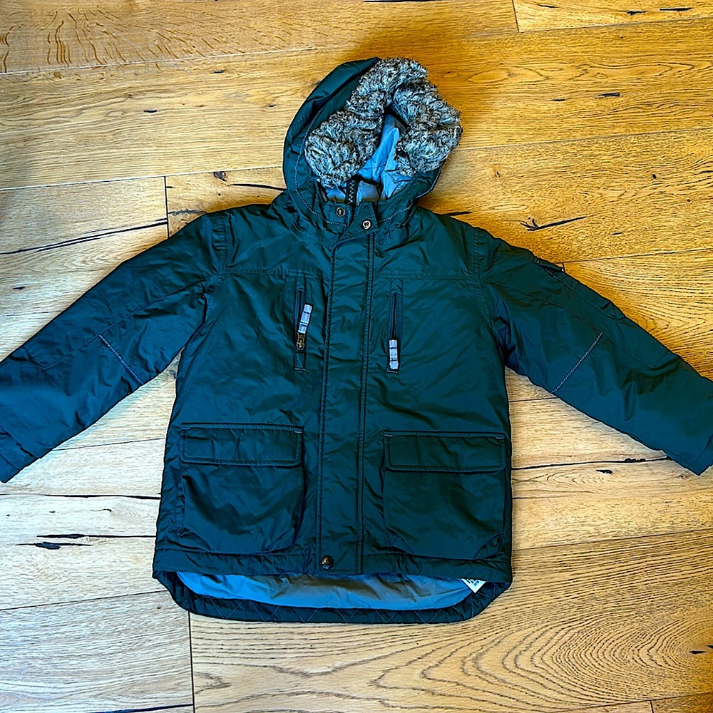 Land’s End dark, green ski jacket size 5/6